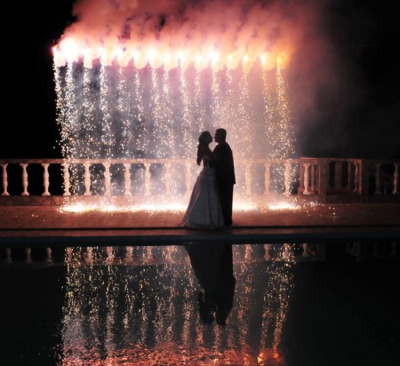 Valsa + fogos = Santa Terezinha